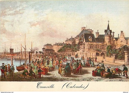 Carte postale trouville - -,