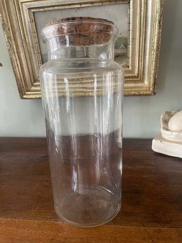 Ancien bocal verre - bocal, en