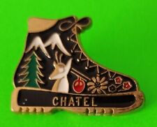 Châtel shoe pins. Mountain Skiing, Chamois 