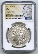 2023 Morgan Dollar En Argent