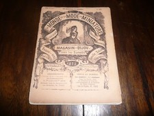 REVUE LE MONDE ET LA MODE EN MINIATURE MAGASIN BIJOU N° 55 JUILLET 1873