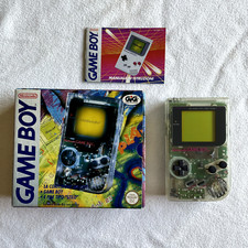 Nintendo Game Boy Classic Clear Console GIG PAL EUR ITA CIB COMPLETE