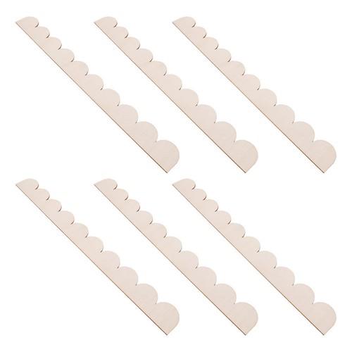 Lot bordures bois brut - lot,