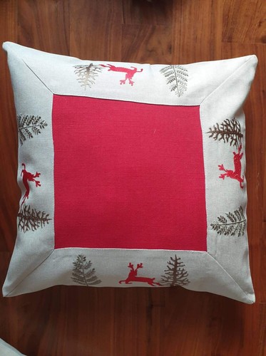 Renne broderie hiver nuits - *renne*, broderie,