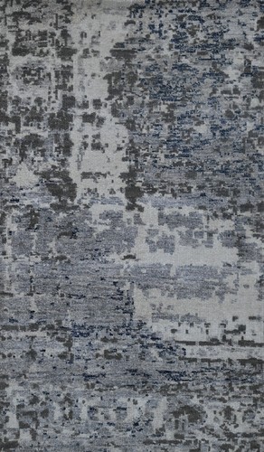 Tapis vintage gris bambou - gris,