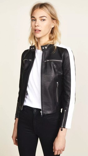 Blouson moto cuir - blouson,
