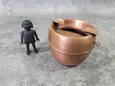 Antique Copper Ashtray with Tank.