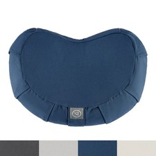 Crescent Zafu Meditation Cushion, 17" x 10.5" x 5.5"