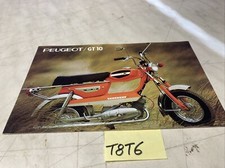 Peugeot GT10 GT10C GT10F3 catalogue leaflet sales brochure leaflet