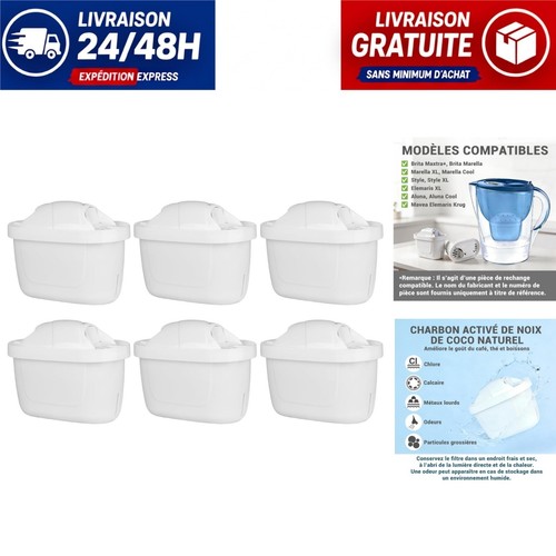 Cartouches filtre eau 6 - filtre,