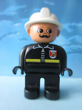 VINTAGE OLD LEGO DUPLO CHARACTER FIGURE - FIREMAN MAN