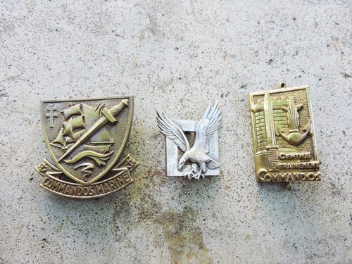 Lot insignes commandos - lot,
