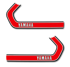 YAMAHA DT 125 DTE DTF - Kit Sticker decals - 1976 - red - DT175