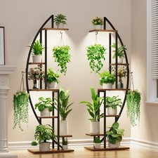 Porte Plante avec Lampe de