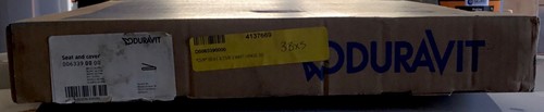 Duravit elongated toilet seat - toilet,