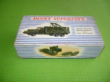 DINKY TOYS 884 CAMION MILITAIRE BROCKWAY POSEUR DE PONT BOITE VIDE D'ORIGINE