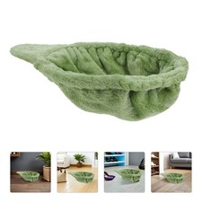  Hamac en peluche pour cage à chat - Hamac en forme de cuillère de 30 cm pour le