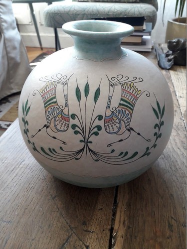 Vase rond très - , en