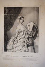 GRANDE LITHO XIX° PORTRAIT