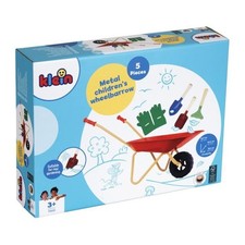 Brouette en métal - KLEIN - 7669 - Avec 3 outils et 1 paire de gants - Des 3 ans
