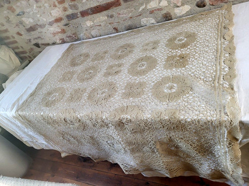 N29 ancienne nappe dentelle - n29, en