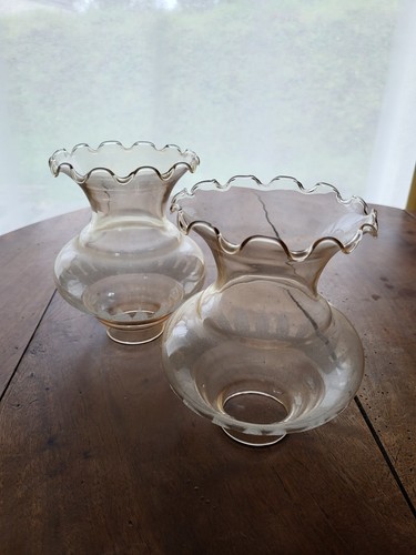 Globe tulipes pour lampe verre - tulipes,