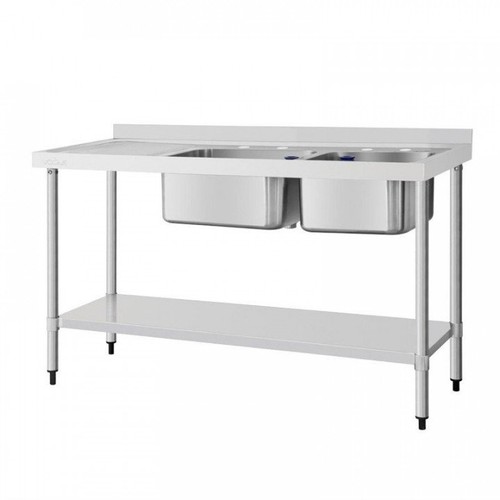Plonge inox double évier