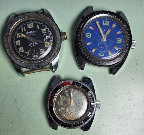 Lot montres vintage - de, 3