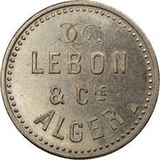Algeria, Jeton, Alger, Lebon &