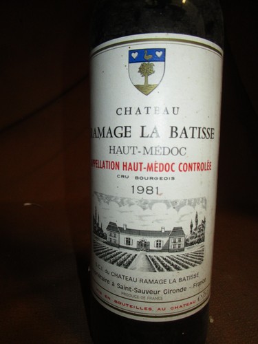Bouteille château ramage - château, la