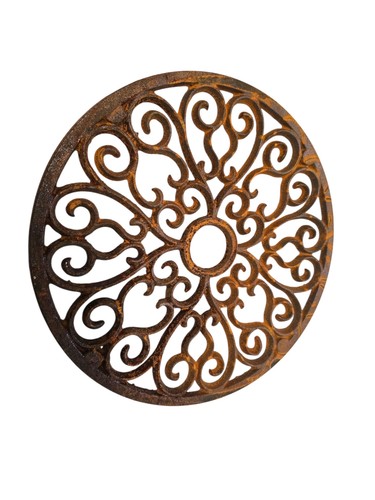 Grille fonte paillasson - en,