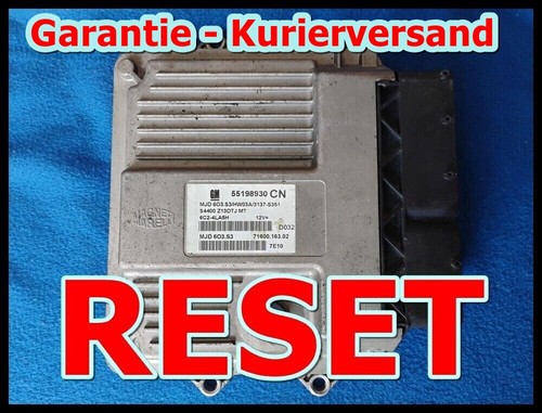 Reset ecu corsa - corsa, cdti