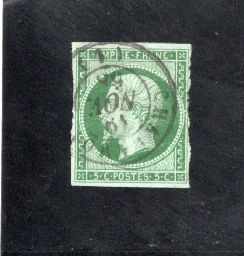 Timbre napoleon iii 12c - iii, .