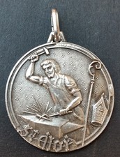 Mid 20th Century Religious Medal "Saint Eloi / CEA" Religious Medal