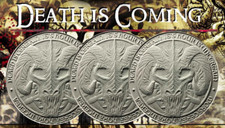 2 OZ THE DESTINY COIN 5 THE DRAGON OF DEATH - Mors Draco - .999 Silver