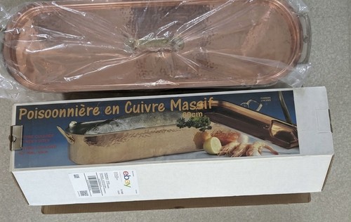 Poissonnière cuivre plein 60 - ,