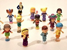 Poupées Polly Pocket, voiture vintage et cheval Bluebird