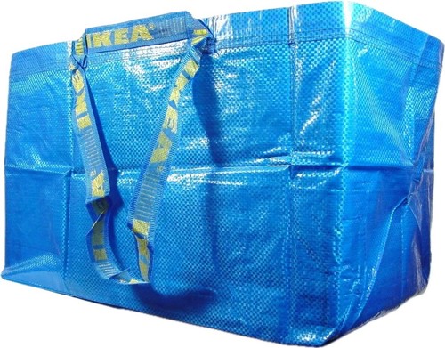 Ikea large blue bag - ikea, shopping