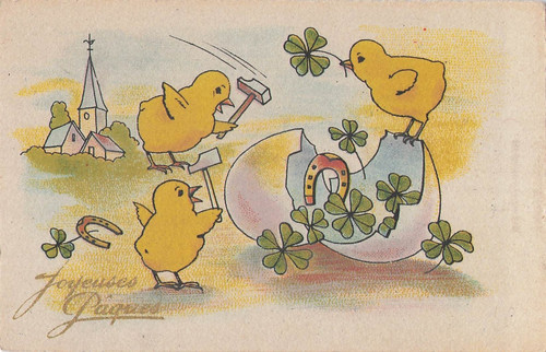 Illustree paques poussins - illustree,