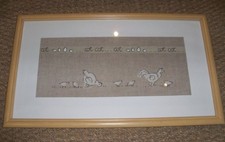 Cadre décor poules et