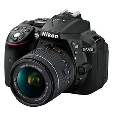 Nikon D5300 Digital SLR with 18-55mm AF-P VR Lens - Black  - A GRADE