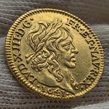 Monnaie - Louis XIII - Demi