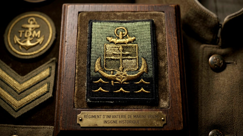 Troupes marine écusson - troupes,