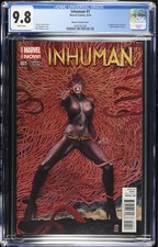 Inhuman #1 1:100 Milo Manara Variant 1st App Lash & Inferno 2014 CGC  9.8