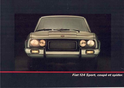 Catalogue brochure fiat 124 - brochure,