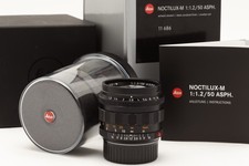 Leica Noctilux-M 50mm f1.2 ASPH. Lens (Black, 6 Bit, MFR #11686) with Box #49290