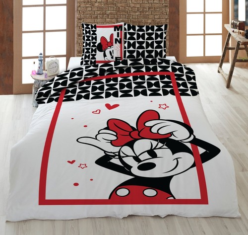 Housse couette minnie en - housse, de
