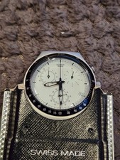 Rare Boxed Mens 1999 SWATCH SIBERIAN Irony Chrono YCS4003 Quartz Watch. New ? 