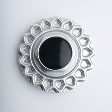 Cross spoke 15" wheel cover 1 piece aluminum