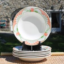 Lot of 6 Harmony Villeroy & Boch Collection Hollow Plates